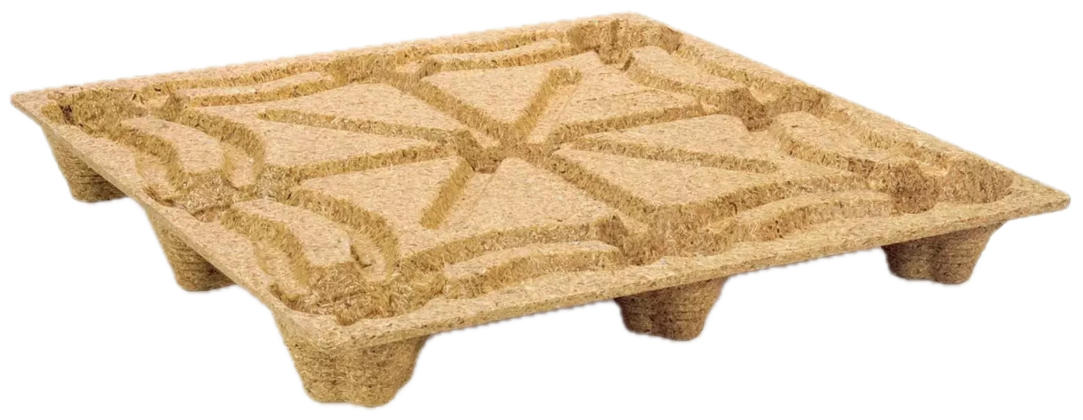 Cellupack moulded presswood pallet